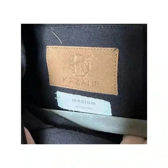 Kazane Men's Medium Hooded Sweatshirt‎ Front Pocket Hygge Comfort - Picture 7 of 8